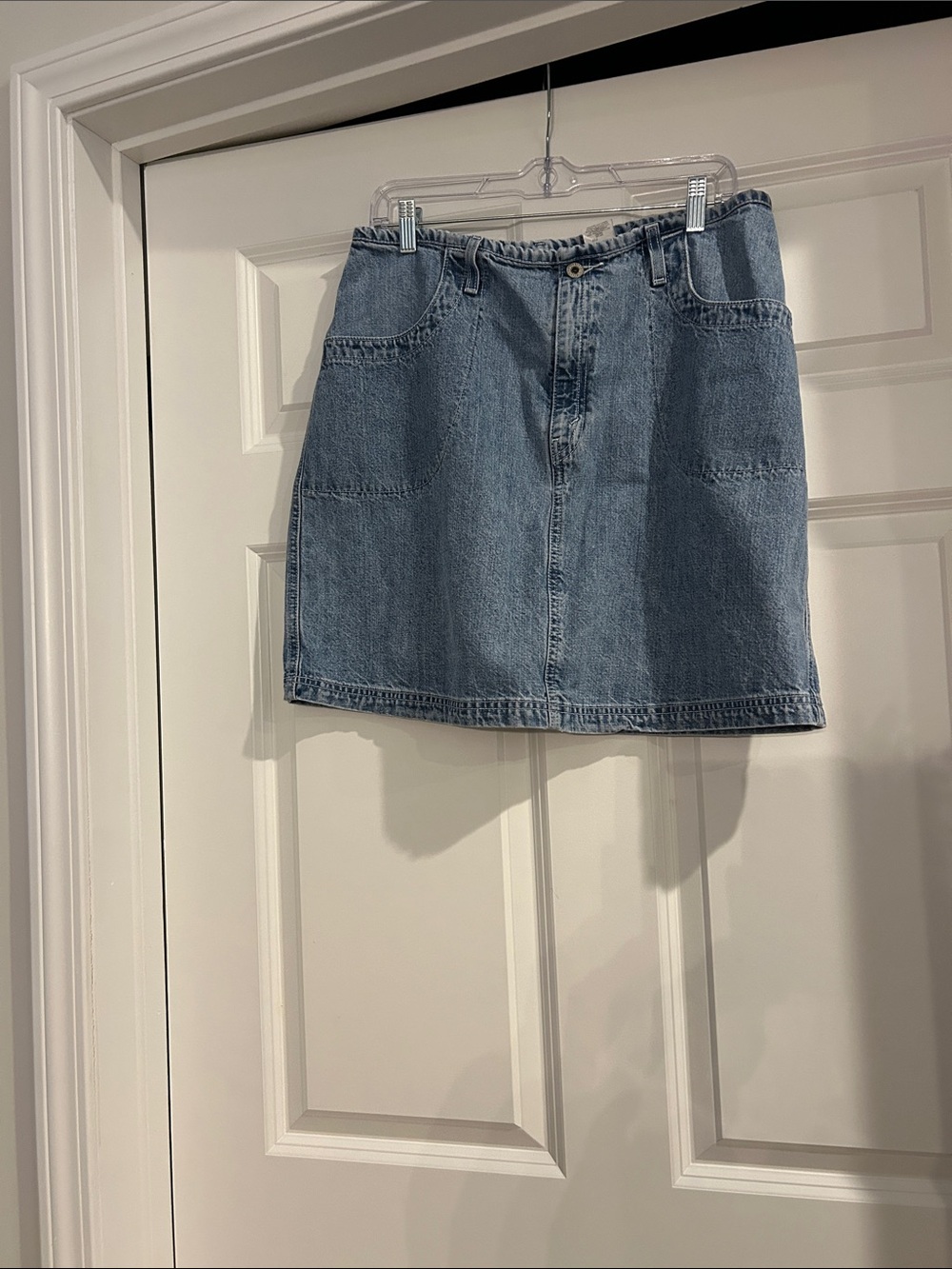 Levi's Light Blue Denim Pocket Mini Skirt